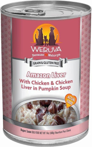 WERUVA Amazon Liver Grain-Free Canned Dog Food Case