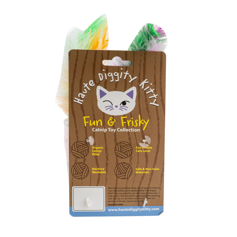 HAUTE DIGGITY DOG Olicat Cherry and Orange Catnip Toys