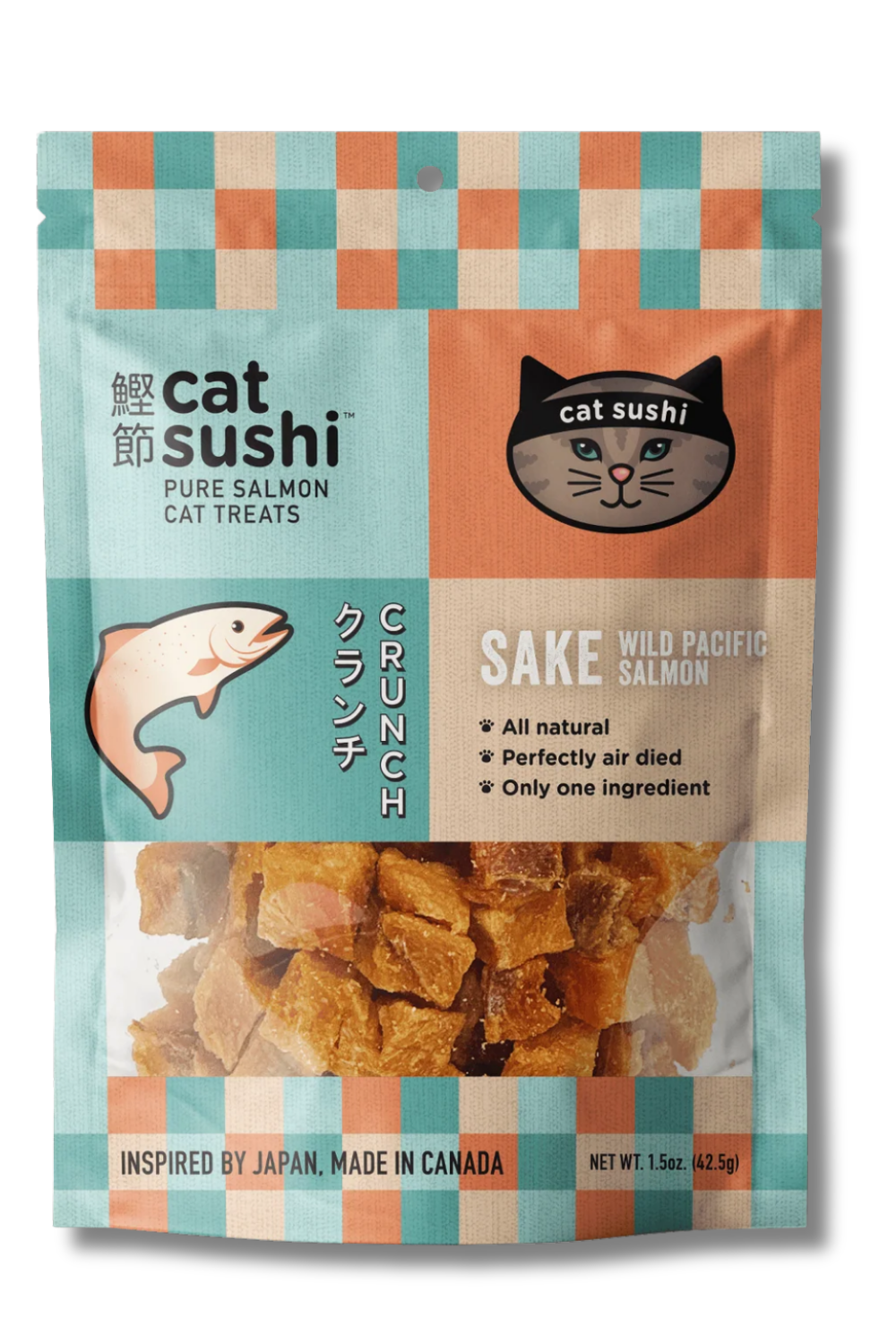EARTHLY Cat Sushi Crunch Salmon 1.5oz