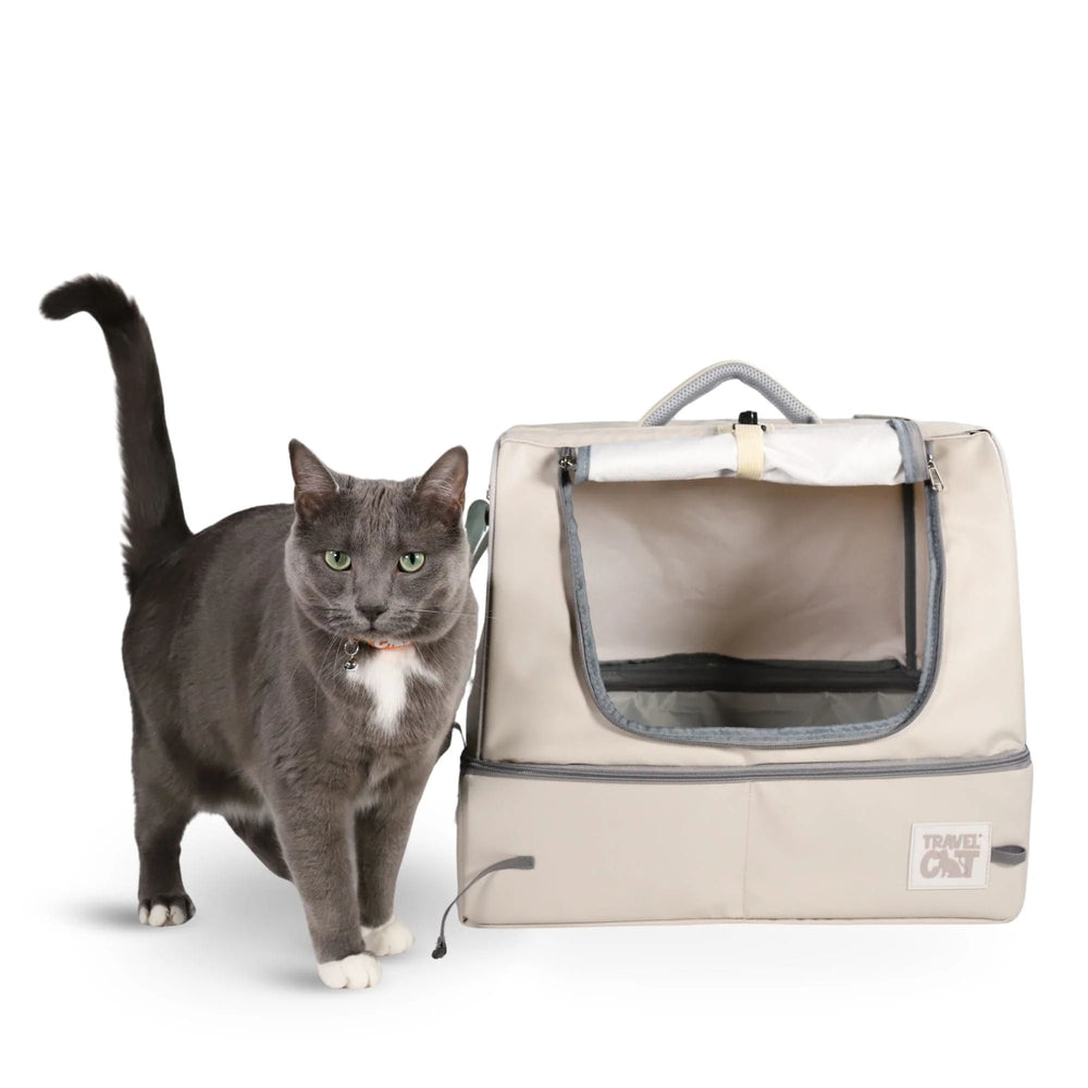 TRAVEL CAT Porta-Pawty Covered Travel Litter Box