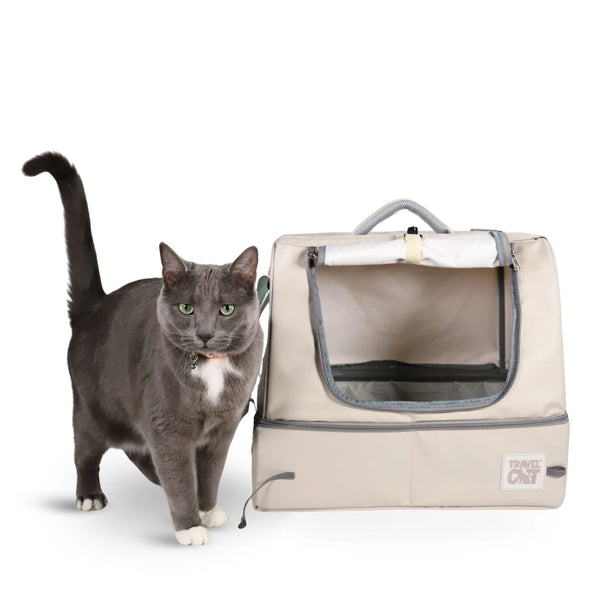 TRAVEL CAT Porta-Pawty Covered Travel Litter Box