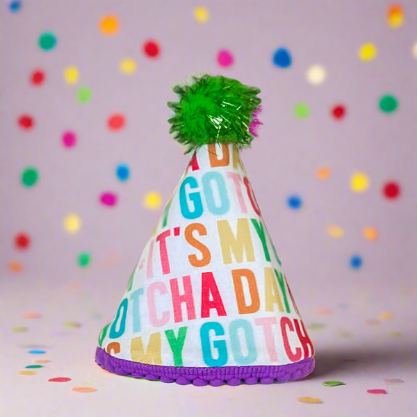 DOGGISH Gotcha Day Pawty Hat