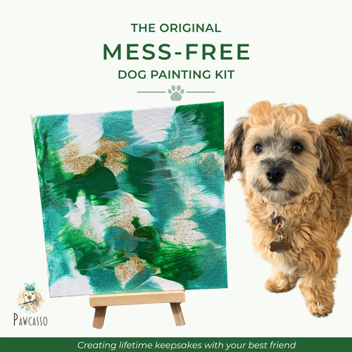 PAWCASSO ART CO Mess-Free Dog Painting Kit