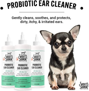 SKOUTS HONOR Probiotic Ear Cleaner for Dogs 4oz