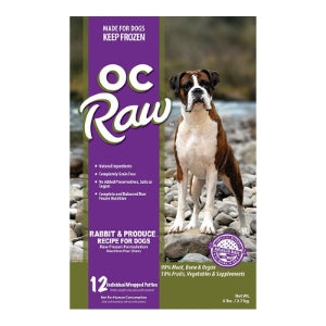 OC RAW Frozen Dog Rabbit & Produce