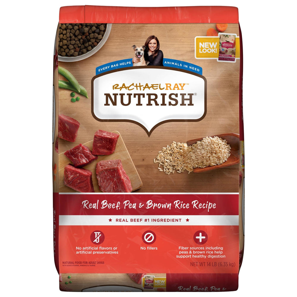 RACHAEL RAY Nutrish Natural Beef and Brown Rice Dog Food 14LB