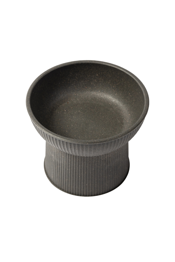 PARK LIFE Albie Fluted Bamboo Cat Dish