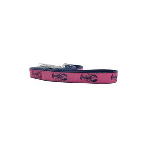 SEW FETCH Dog Leash Pink Lobster  5ft