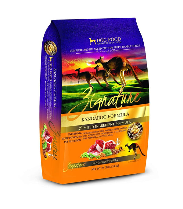 ZIGNATURE Kangaroo LID Grain-Free & Potato-Free Dry Dog Food