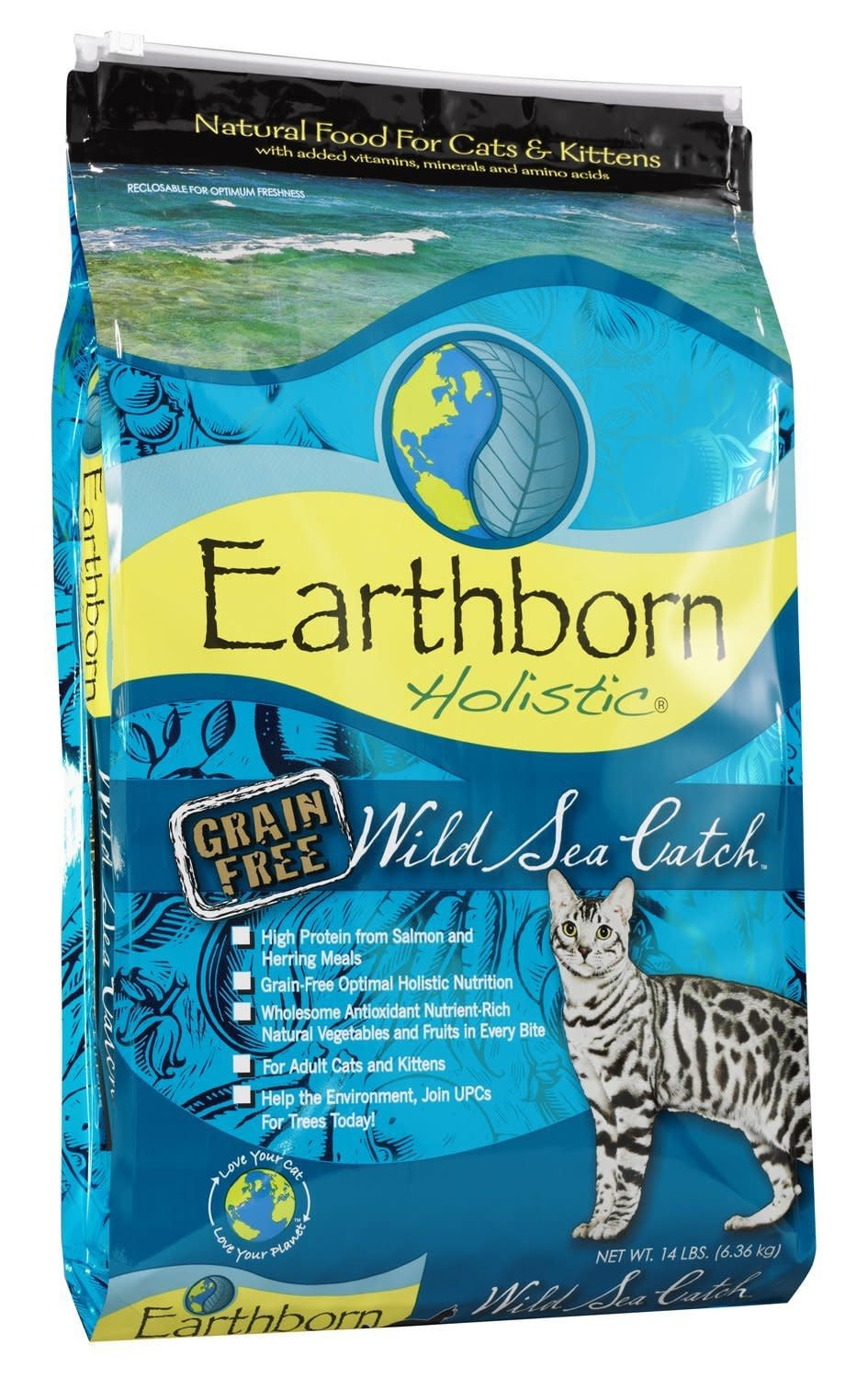 EARTHBORN HOLISTIC Wild Sea Catch Grain-Free Dry Cat Food