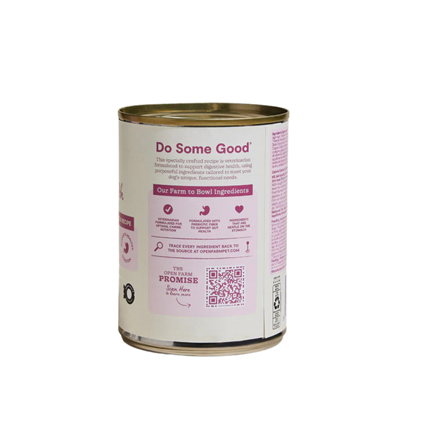OPEN FARM Digestive Health Pollock & Whitefish Pate Dog Food 12.5 OZ CASE/12