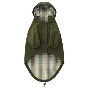 FOGGY DOG Olive Dog Raincoat