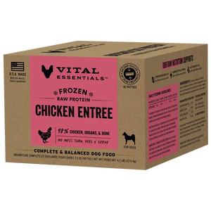 VITAL ESSENTIALS Frozen Raw Chicken Dog Food