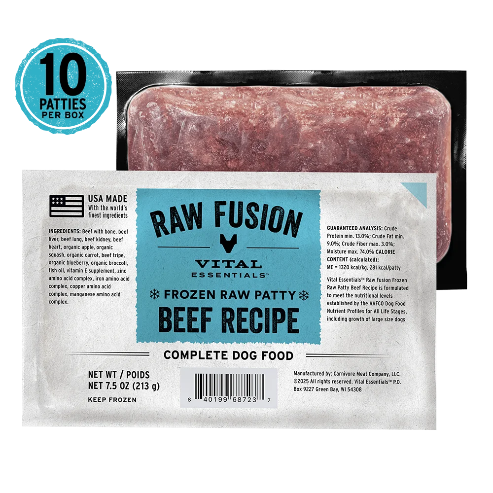 VITAL ESSENTIALS Fusion Raw Frozen Dog Food 4.7 LB