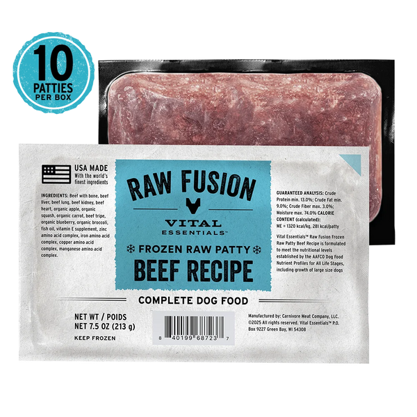 VITAL ESSENTIALS Fusion Raw Frozen Dog Food 4.7 LB