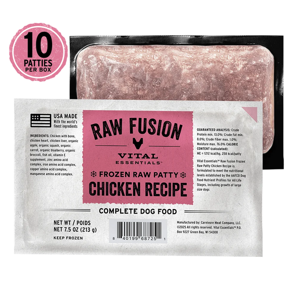 VITAL ESSENTIALS Fusion Raw Frozen Dog Food 4.7 LB