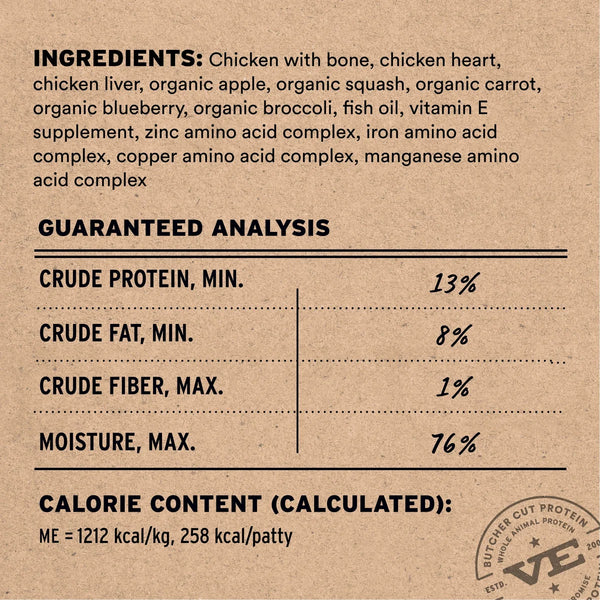 VITAL ESSENTIALS Fusion Raw Frozen Dog Food 4.7 LB