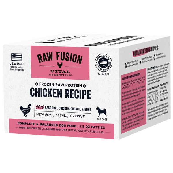 VITAL ESSENTIALS Fusion Raw Frozen Dog Food 4.7 LB