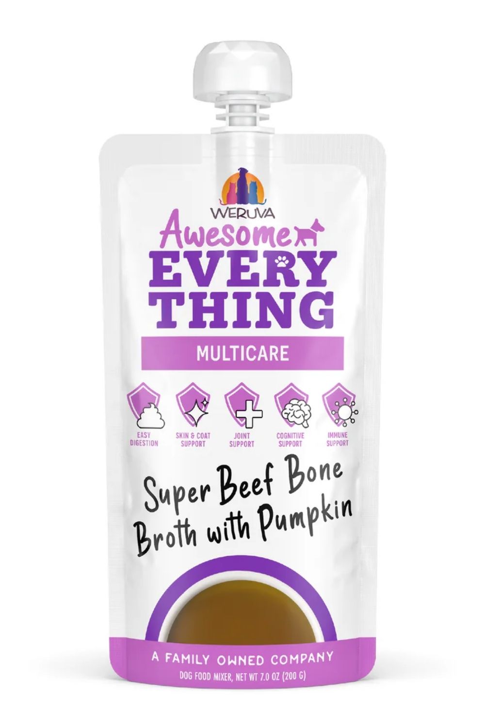 WEREVA Awesome Everything Super Beef Bone Broth with Pumpkin CASE 6/7OZ