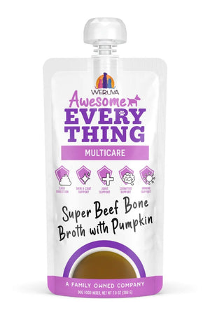 WEREVA Awesome Everything Super Beef Bone Broth with Pumpkin