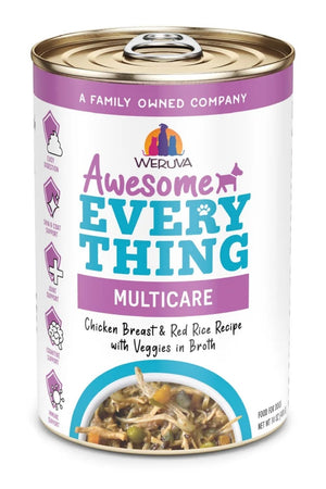 WERUVA Awesome Everything Chicken Breast & Red Rice Recipe with Veggies in Broth
