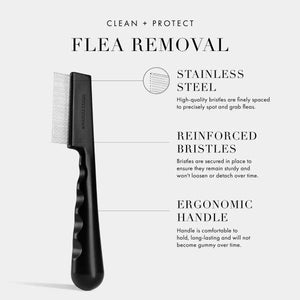 TWEEEZERMAN  PET Precision Single Row Flea Comb