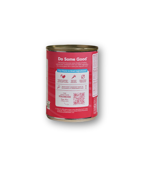 OPEN FARM Hearty Stew Turkey and Salmon Dog Food 12.5 OZ CASE/12