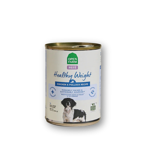 OPEN FARM Healthy Weight Chicken & Whitefish Pate Dog Food 12.5 OZ CASE/12
