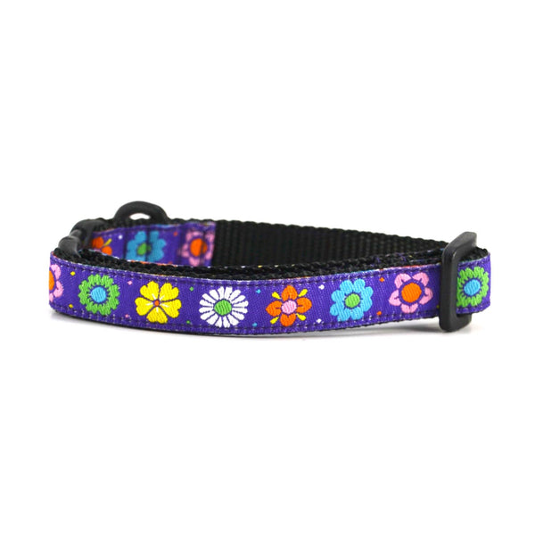 SIX POINT PET Daisy Chain Cat Collar Purple