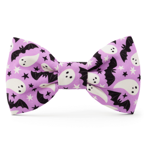 FOGGY DOG Spooky Season Glow-in-the-Dark Dog Bow Tie