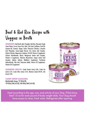 WERUVA Awesome Everything Beef & Red Rice Recipe with Veggies in Broth