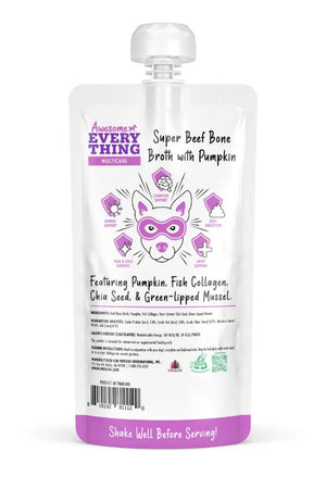 WEREVA Awesome Everything Super Beef Bone Broth with Pumpkin