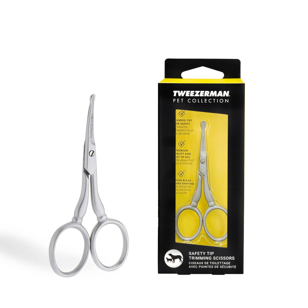 TWEEEZERMAN PET Safety Tip Trimming Scissors