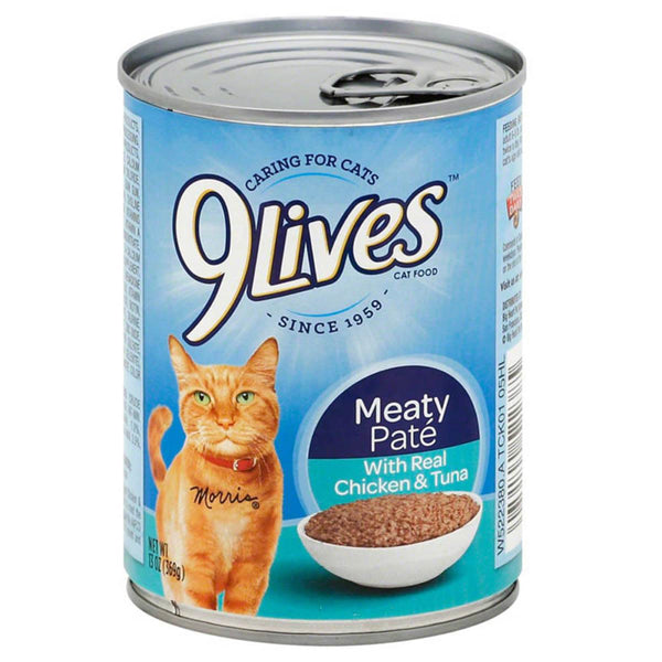 NINE LIVES Chicken & Tuna Case 12/13oz