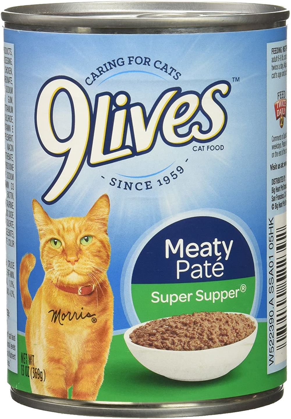 NINE LIVES Super Supper Case 12/13oz