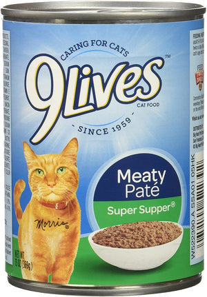 NINE LIVES Super Supper Case 12/13oz