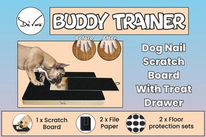 DE 'VORA Buddy Trainer Dog Nail File & Scratch Board