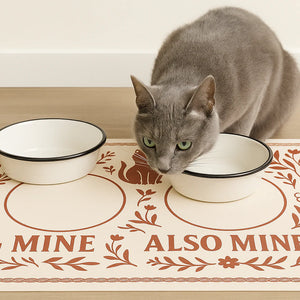 CIAO GATTO Smör & Sip Reversible Cat Placemat