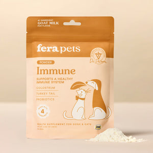 FERA PET ORGANICS Dog and Cat Immune Goat Milk Topper 6.34OZ