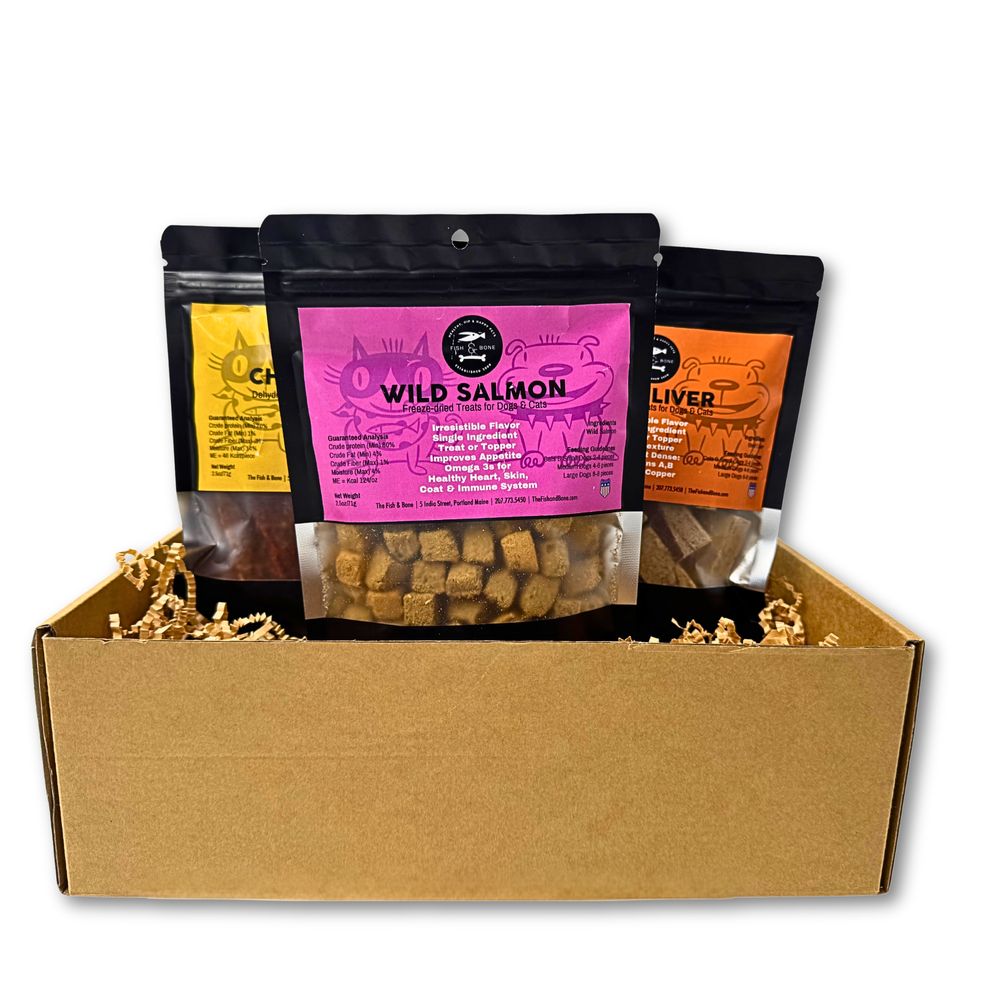 FISH & BONE Dog Treat Bundle