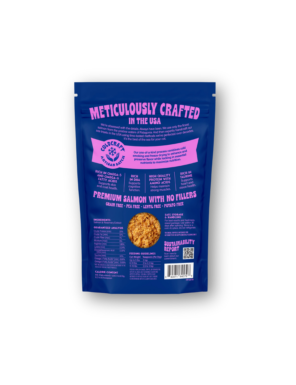 FINFARE Freeze-dried Salmon Sprinkles Cat Treat 1.3 OZ