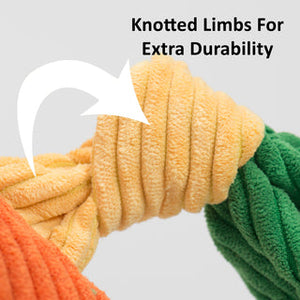 HUGGLEHOUNDS Raccoon Knottie Toy