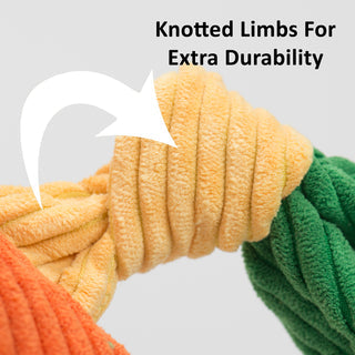 HUGGLEHOUNDS Raccoon Knottie Toy