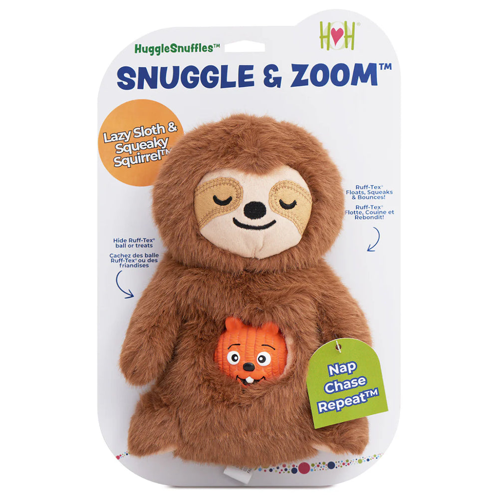 HUGGLEHOUNDS Hugglesnuffles Snuggle & Zoom Lazy Sloth