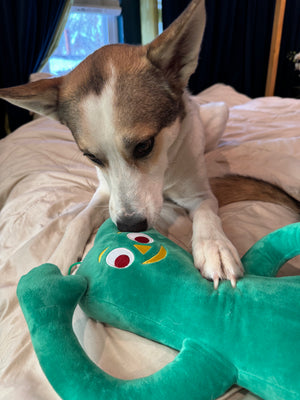 MULTIPET Jumbo Gumby Plush Dog Toy