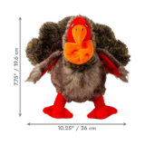 KONG Low Stuffing Turkey Dog Toy
