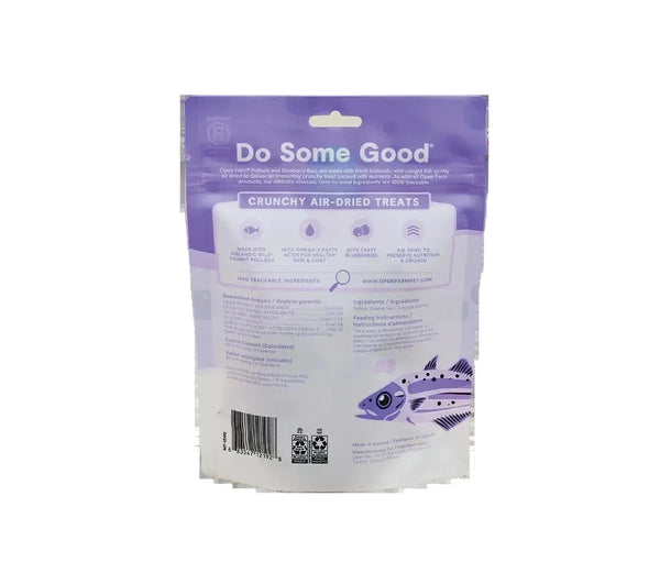 OPEN FARM Aired Dried Pollock and Blueberry Dog Treat Bars 4.1 OZ