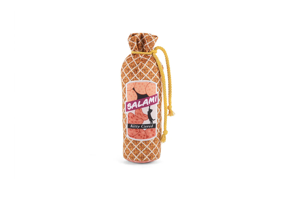 P.L.A.Y. Feline Frenzy Salami Slammer Kicker Toy