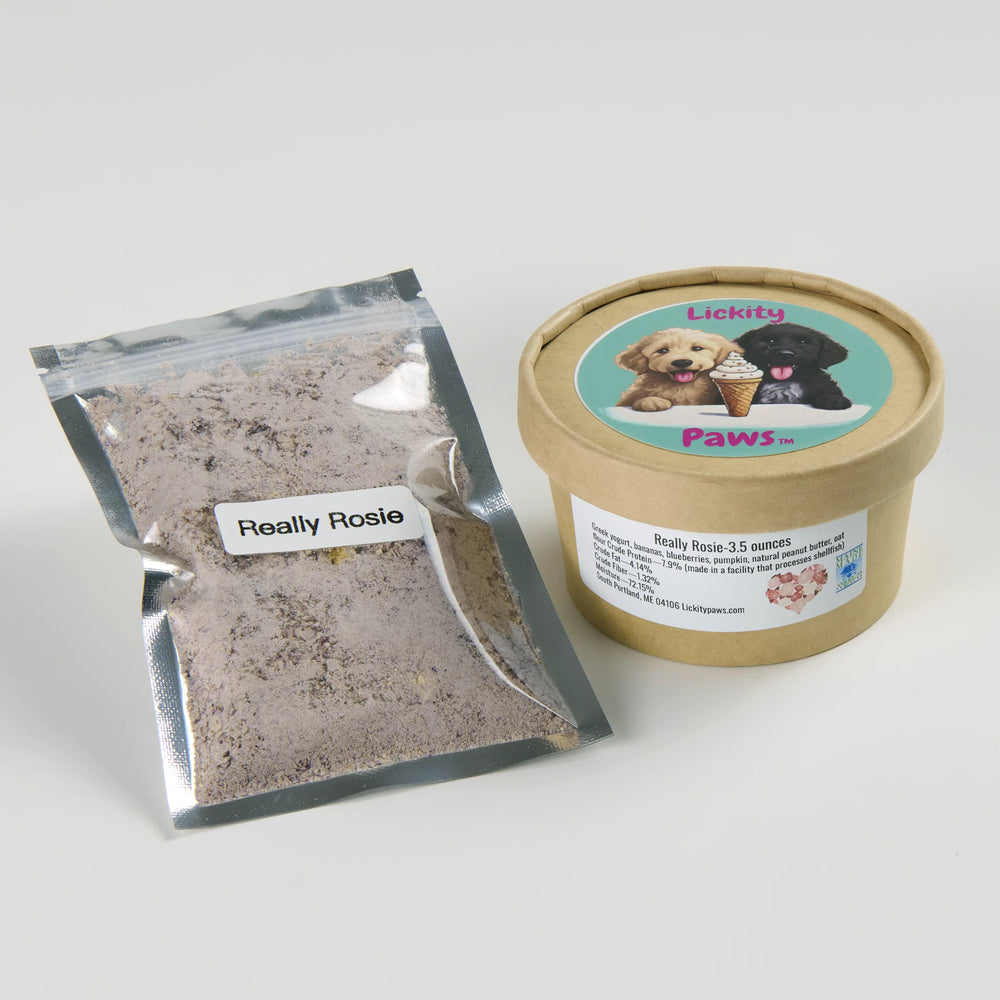 LICKITY SPLIT TREATS Freeze-dried Dog Icecream Really Rosie