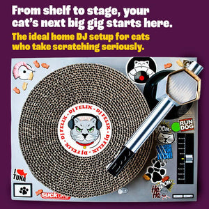 SUCK US Cat Scratch DJ Deck